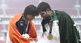 Pakistan's Arshad breaks silence on Chopra 'rivalry'