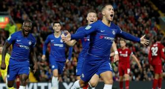 Chelsea's Hazard enjoying life under new manager Sarri