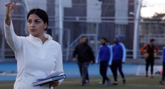 Woman coach scores wins for Syrian men's team