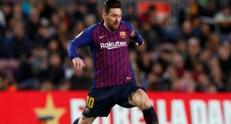 La Liga: Messi shines as Barca survive scare