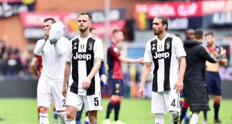 Ronaldo-less Juve suffer first league defeat of the season