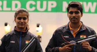 Manu-Saurabh win Asian mixed team gold