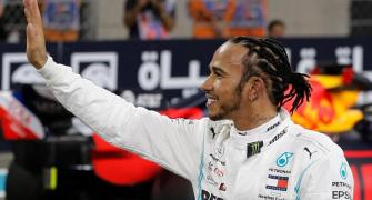 Hamilton storms to final pole of the Formula One season