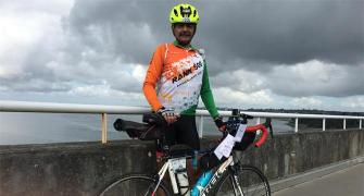 Indian Army officer guns for Paris cycling glory