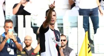PIX: Ronaldo seals Juventus win; Barca win at Getafe