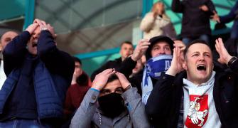 More than 1,000 fans attend soccer match in Belarus