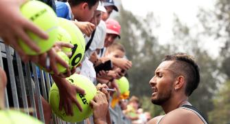 Kyrgios says won't play in Grand Slams without crowd
