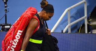 PIX: Serena stunned by World No 21 Sakkari