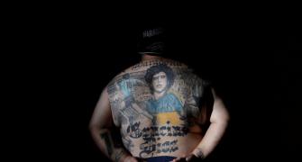 PIX: Celebrating love for Maradona with tattoos