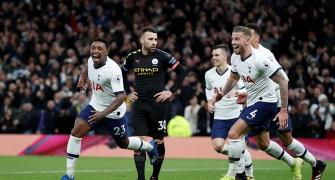 PICS: Tottenham sink Man City; Burnley hold Arsenal