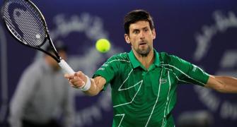 Djokovic bamboozles Khachanov with drop shots in Dubai