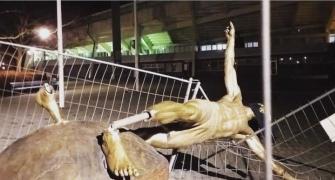 Ibrahimovic statue vandalised again
