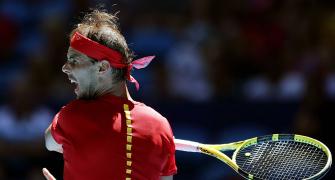 PIX: Nadal made to sweat, Djokovic has it easy