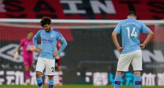 Guardiola at a loss for words as City lose to Saints