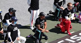Was 'silenced' on taking knee in the past: Hamilton