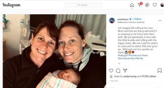 Sam Stosur and her partner are parents to baby girl