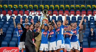 PHOTOS: Napoli upset Juve to win Coppa Italia