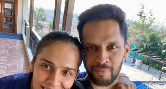 PIX: How Saina celebrated her birthday in 'isolation'