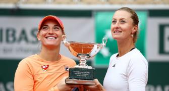 Babos-Mladenovic defend French Open doubles title