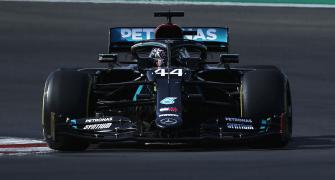 Hamilton on course to break Schumi's record after pole