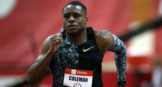 World 100m champion Coleman banned for 2 years