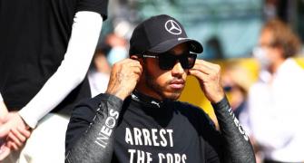Tuscan GP: Hamilton wears 'arrest the cops' T-shirt