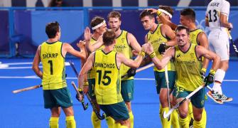 HOCKEY PIX: Aus sink Germany, set up Belgium final