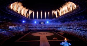PICS: Pandemic Games end as Tokyo douses Olympic flame