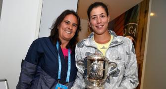 Muguruza's coach Martinez tests positive for COVID-19