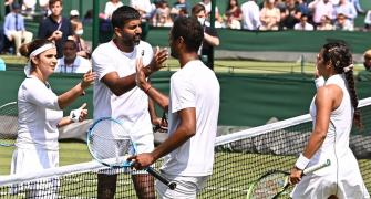 Bopanna-Mirza win historic all-Indian Wimbledon match