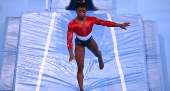 Olympics: Biles out of team event, can still get medal