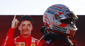 Ferrari's Leclerc on pole after crash-hit qualifying