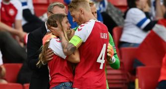 Football world prays for Denmark's Eriksen