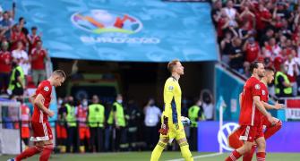 Homophobic banner at Budapest Euro match