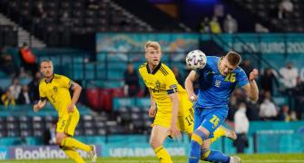PIX: Ukraine score extra-time win over Sweden, make QF