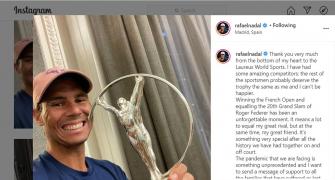 Nadal and Osaka scoop top Laureus awards