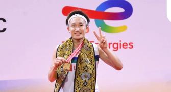 Japan's Momota wins first title since car crash