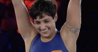 Anshu wins silver to create history at World Wrestling