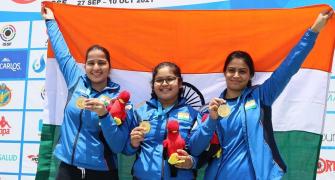 Junior Worlds: Manu, Naamya, Rhythm win 25m team gold