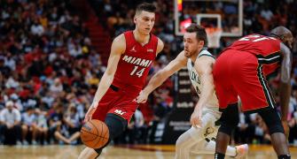 NBA roundup: Heat start with a bang, blow out Bucks
