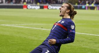 PIX: Griezmann double fires France to victory