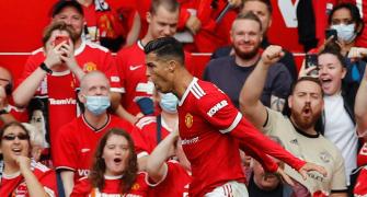 EPL PIX: Ronaldo nets twice on second United debut