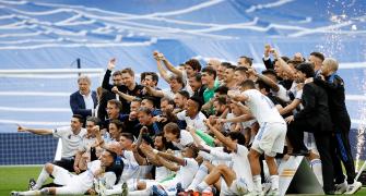 PICS: Real Madrid win 35th La Liga title