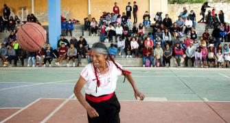 PICS: Mexico's 'Granny Jordan' becomes viral star