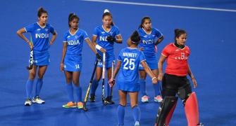 PIX: India women lose to Australia in CWG hockey SF