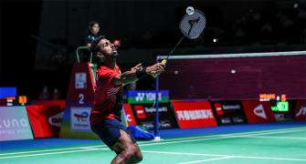 World C'ships: Prannoy stuns Momota, Lakshya advances