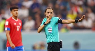 History at FIFA WC! Frappart leads trio of female refs