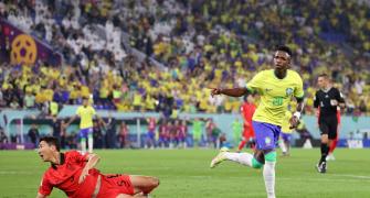 FIFA WC PIX: Brazil crush Korea to enter quarters