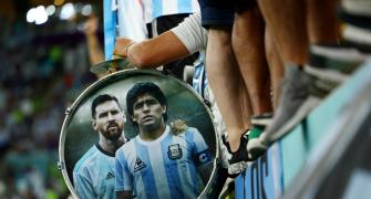 'Maradona is watching us from above and pushing us'