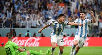 FIFA World Cup PIX: Argentina take lead vs Netherlands